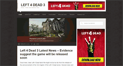 Desktop Screenshot of left4dead-3.com